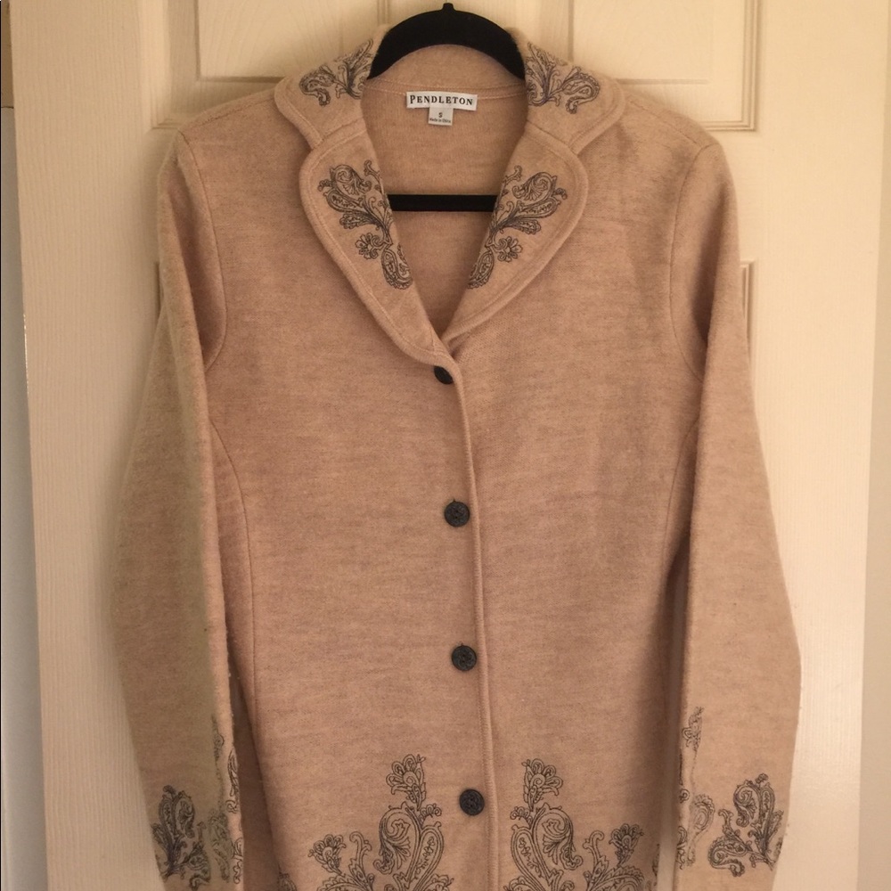 Pendleton Wool Cardigan - image 1